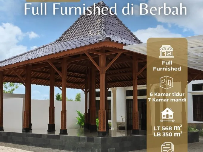 Rumah Mewah dengan Joglo di Berbah Sleman